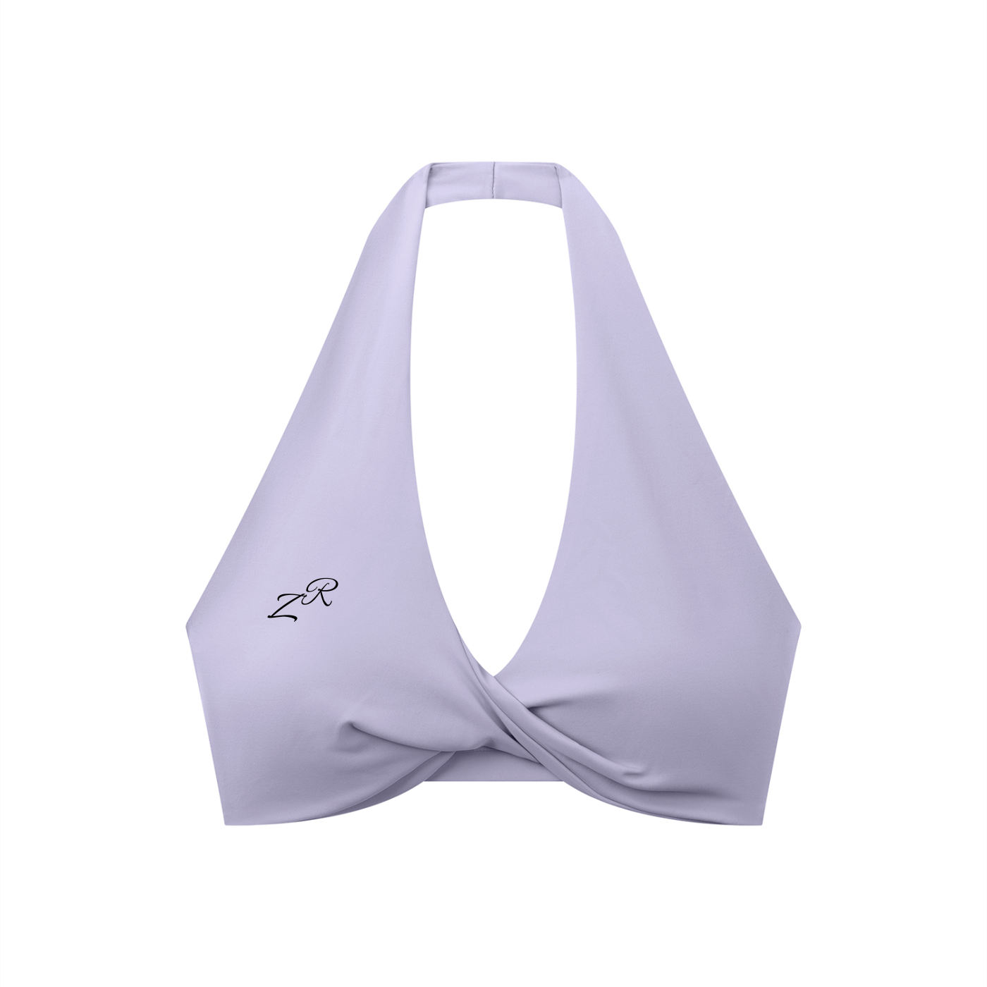 Women's Pleated Halter Sports Bra