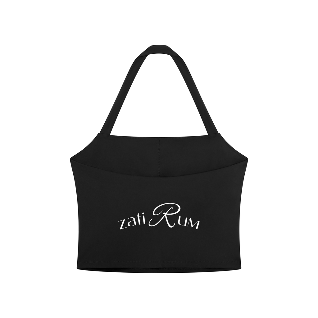 Women's Halter Crop Sports Bra