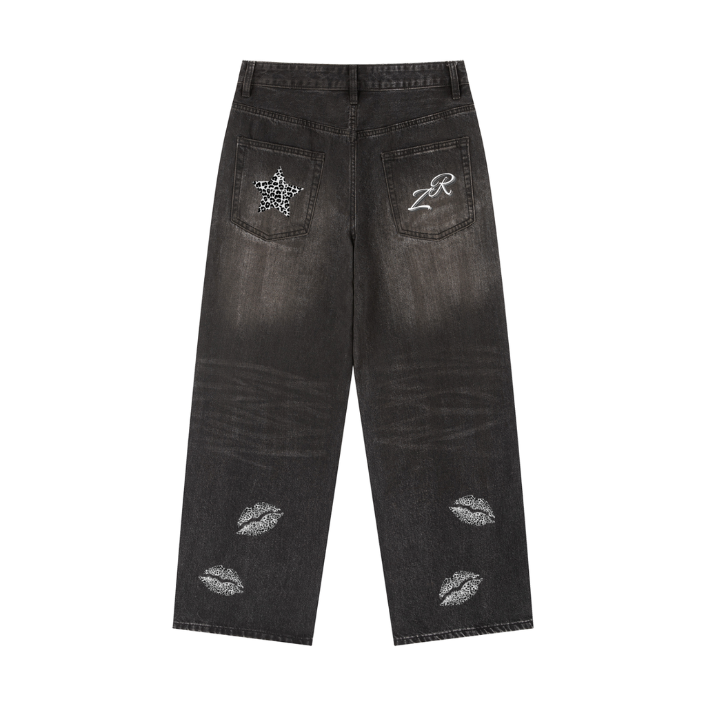 Vintage Wash Heavyweight Denim Jeans