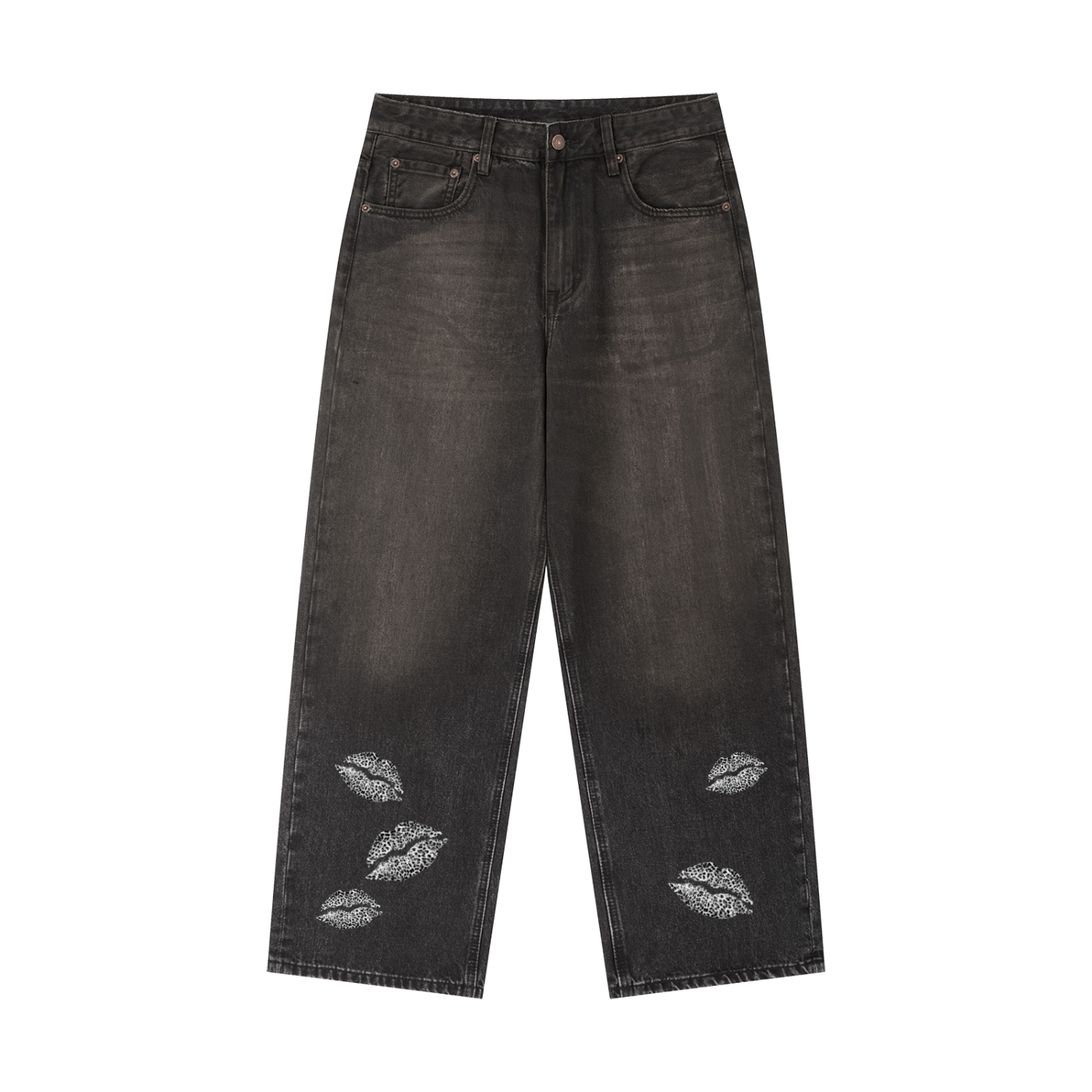 Vintage Wash Heavyweight Denim Jeans